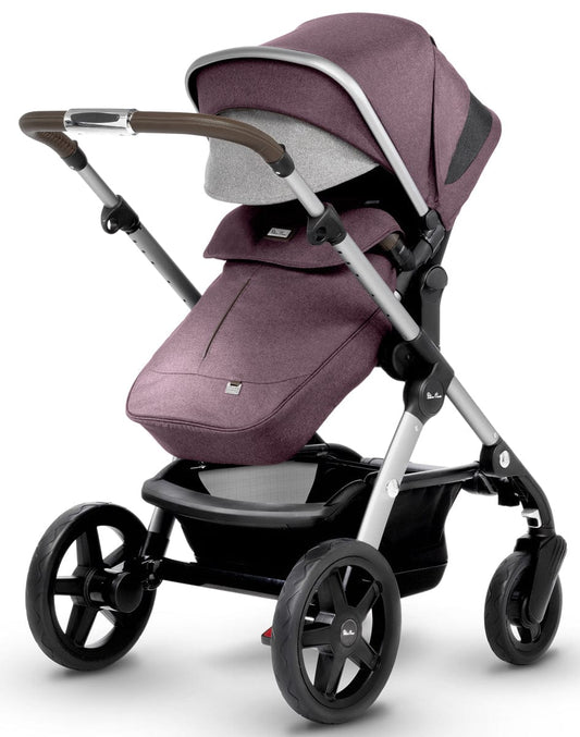 Silver Cross Wave Single-to-Double Stroller 2017 Claret - SX2071-CLUS1-CMP