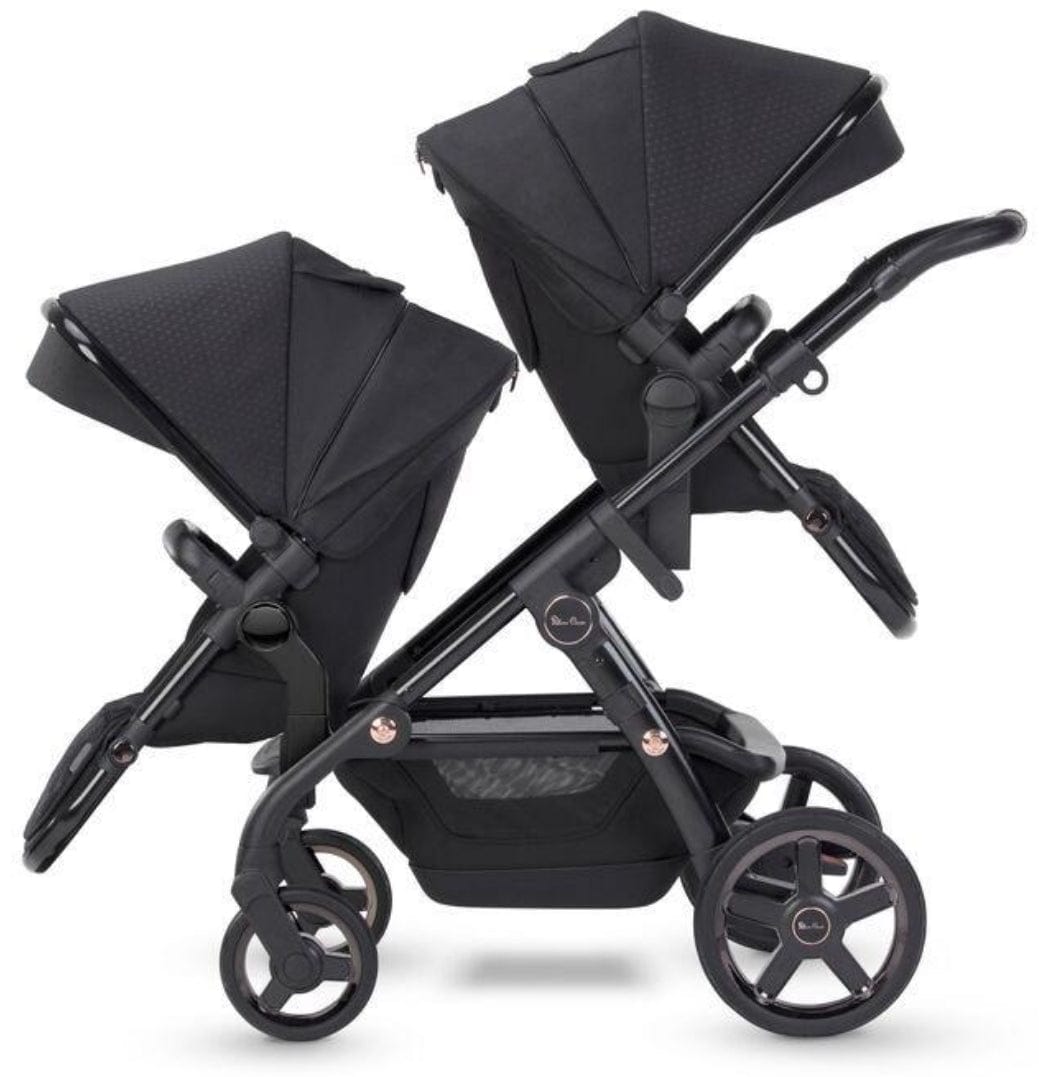 Silver Cross 2021 Wave Single-to-Double Stroller - Eclipse - SX2234-ONUS