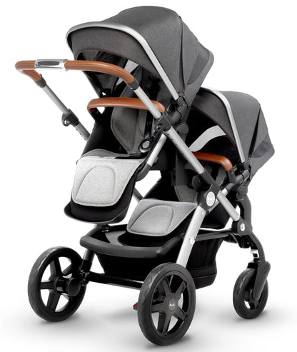 Silver Cross Wave Single-to-Double Stroller 2018 Granite - SX2072-GRUS1-CMP