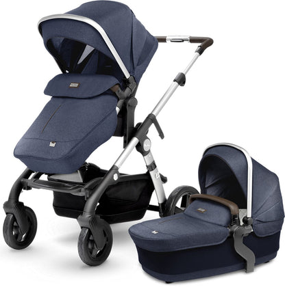 Silver Cross Wave Single-to-Double Stroller 2018 Midnight Blue - SX2073-MDUS1-CMP