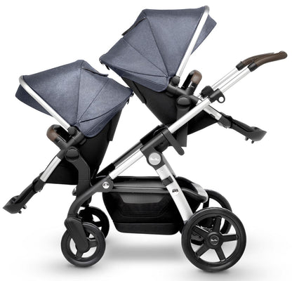 Silver Cross Wave Single-to-Double Stroller 2018 Midnight Blue - SX2073-MDUS1-CMP