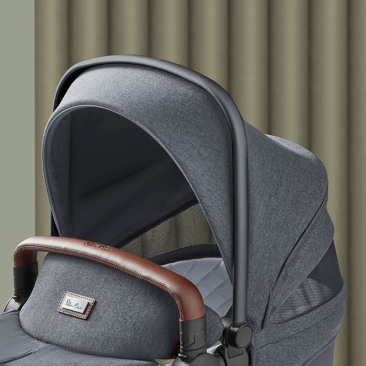 Silver Cross Wave Tandem Bassinet - Lunar - SX2277-LUUS