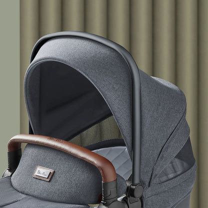 Silver Cross Wave Tandem Bassinet - Lunar - SX2277-LUUS