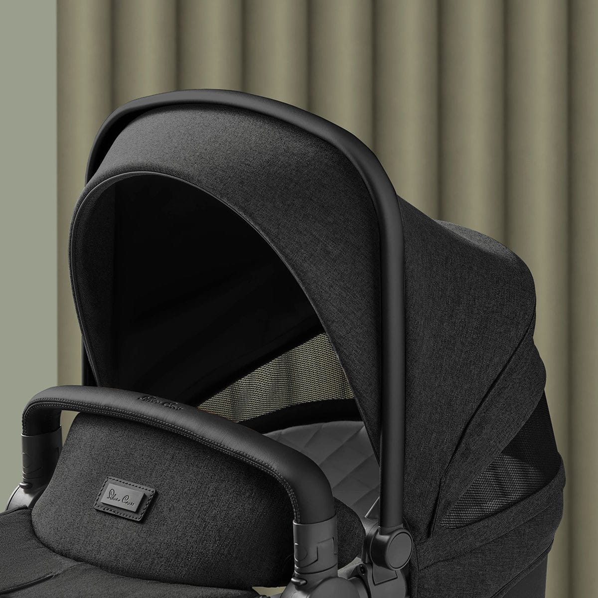 Silver Cross Wave Tandem Bassinet - Onyx - SX2277-OXUS