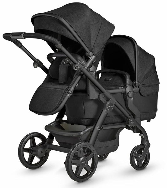 Silver Cross Wave Twin Stroller Bundle - Lunar - SX2280-LUUS-SX2278-LUUS-SX2277-LUUS