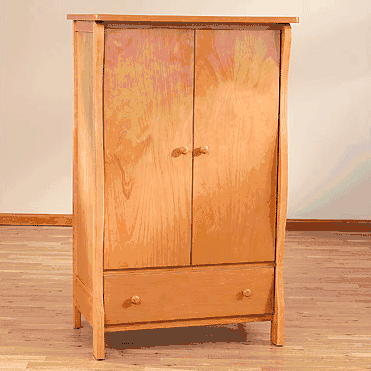 Simplicity for Children Ellis Armoire in Honey - 8490ELH