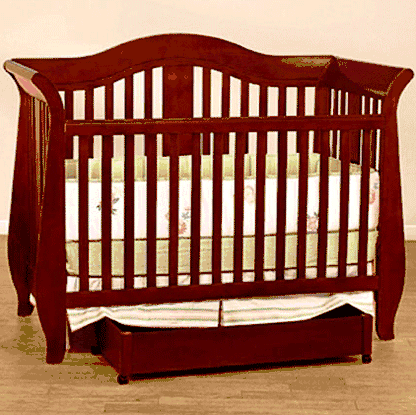 Simplicity Providence 4-in-1 Crib Dark Cherry - 8621PRC