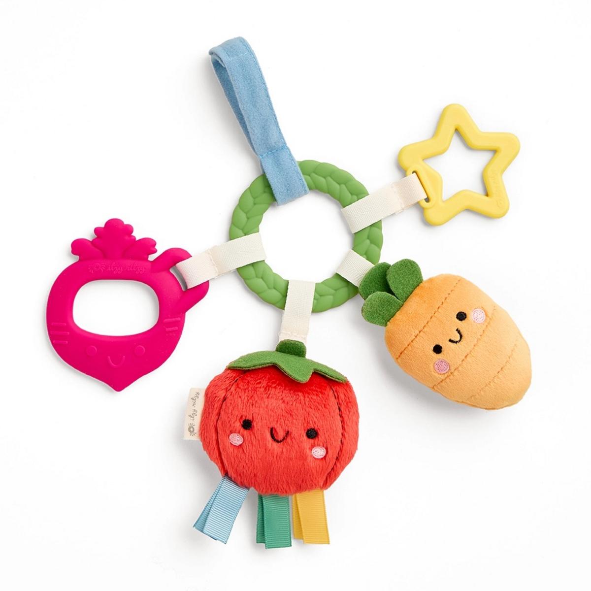 Itzy Ritzy Bitzy Busy Ring Teething Activity Toy - Veggie - 303401835