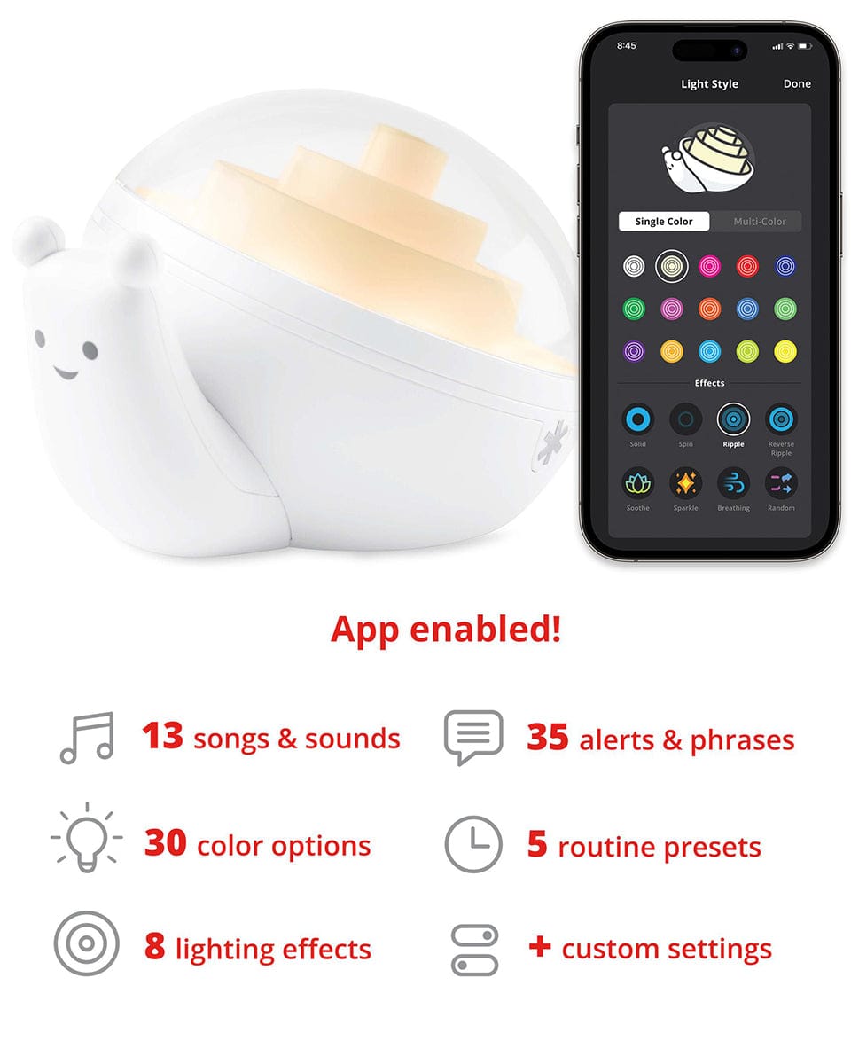 Skip Hop 3-in-1 Smart Snail Sound & Routine Machine - 9O259910
