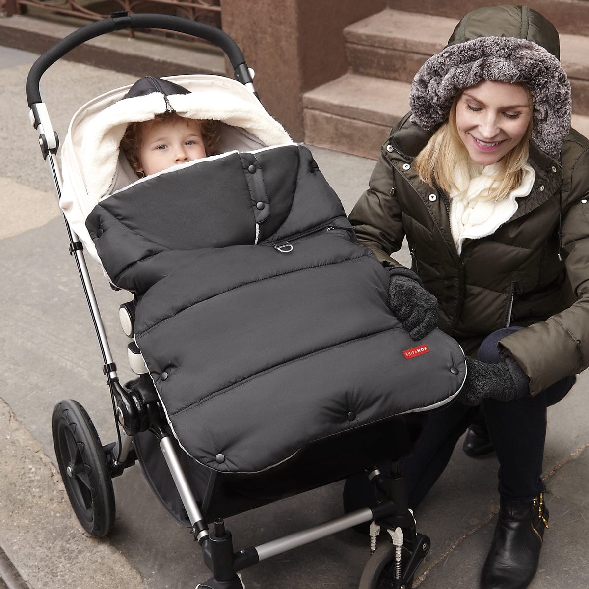 Skip Hop 3 Season Footmuff, Infant - Black - 400475