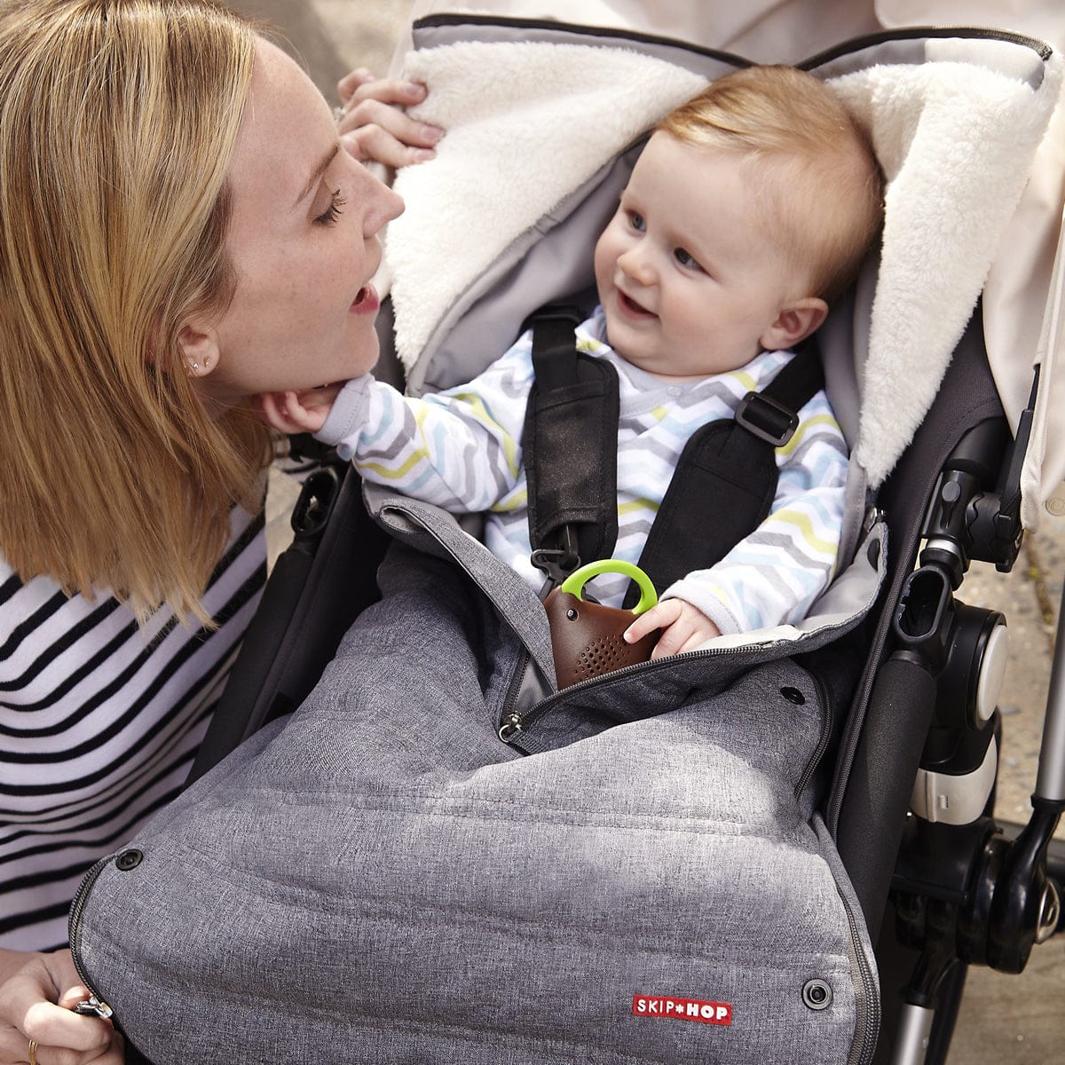 Skip Hop 3 Season Footmuff, Toddler - Heather Gray - 400451