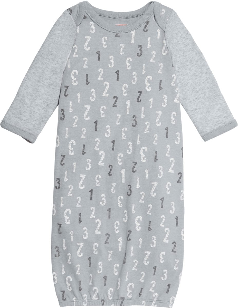 Skip Hop ABC-123 Gown - Grey - 279423