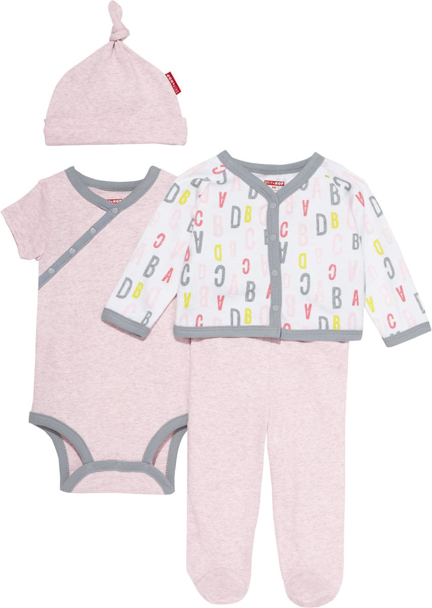 Skip Hop ABC-123 Welcome Home 4-Piece Set - Pink (3 Months) - 279412-3M