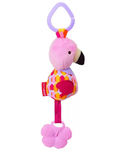 Skip Hop Bandana Buddies Chime & Teethe Toy - Flamingo - 9H836410