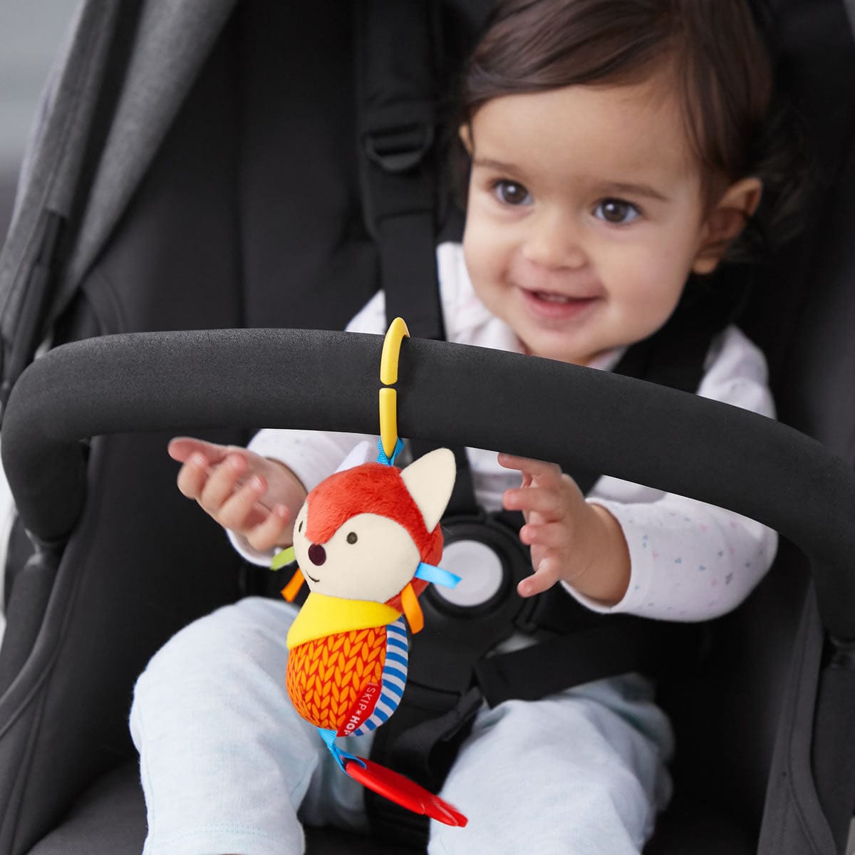 Skip Hop Bandana Buddies Chime & Teethe Toy - Fox - 305407