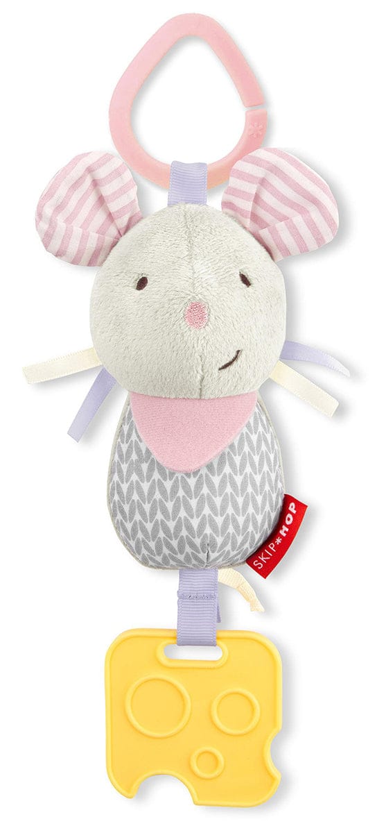 Skip Hop Bandana Buddies Chime & Teethe Toy - Mouse - 9M830910