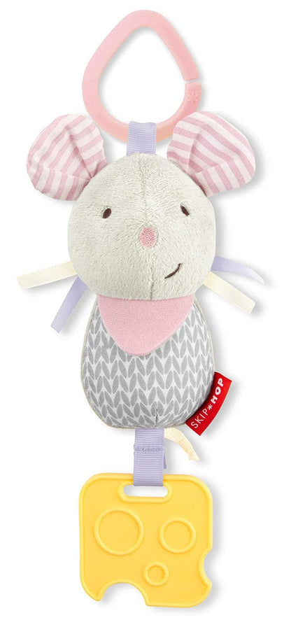 Skip Hop Bandana Buddies Chime & Teethe Toy - Mouse - 9M830910