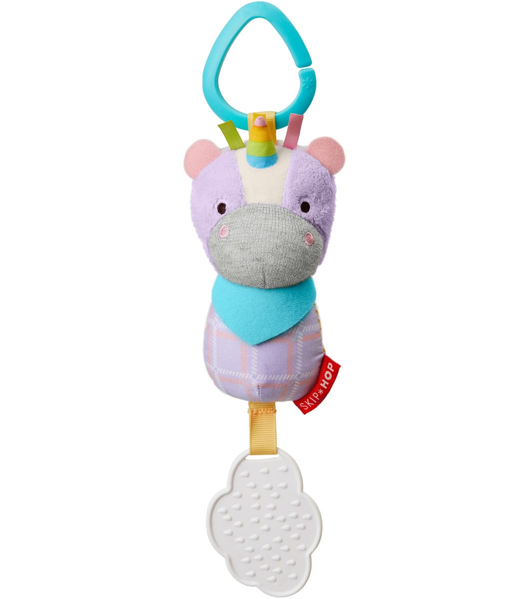 Skip Hop Bandana Buddies Chime & Teethe Toy - Unicorn - 305405