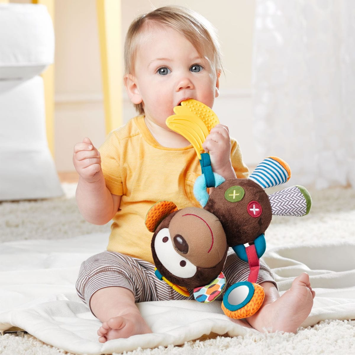 Skip Hop Bandana Buddies Activity Toy - Monkey