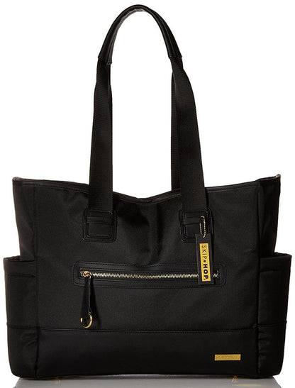 Skip Hop Chelsea 2in1 Downtown Chic Tote Diaper Bag - Black - 200456