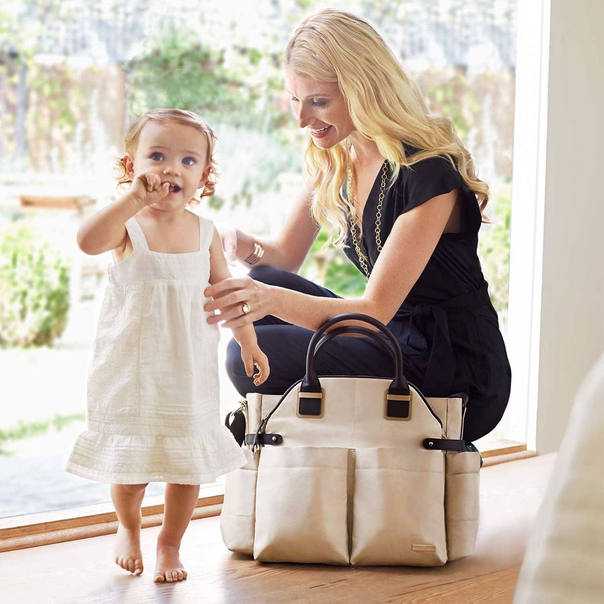 Skip Hop Chelsea Downtown Chic Diaper Bag - Champagne - 200453