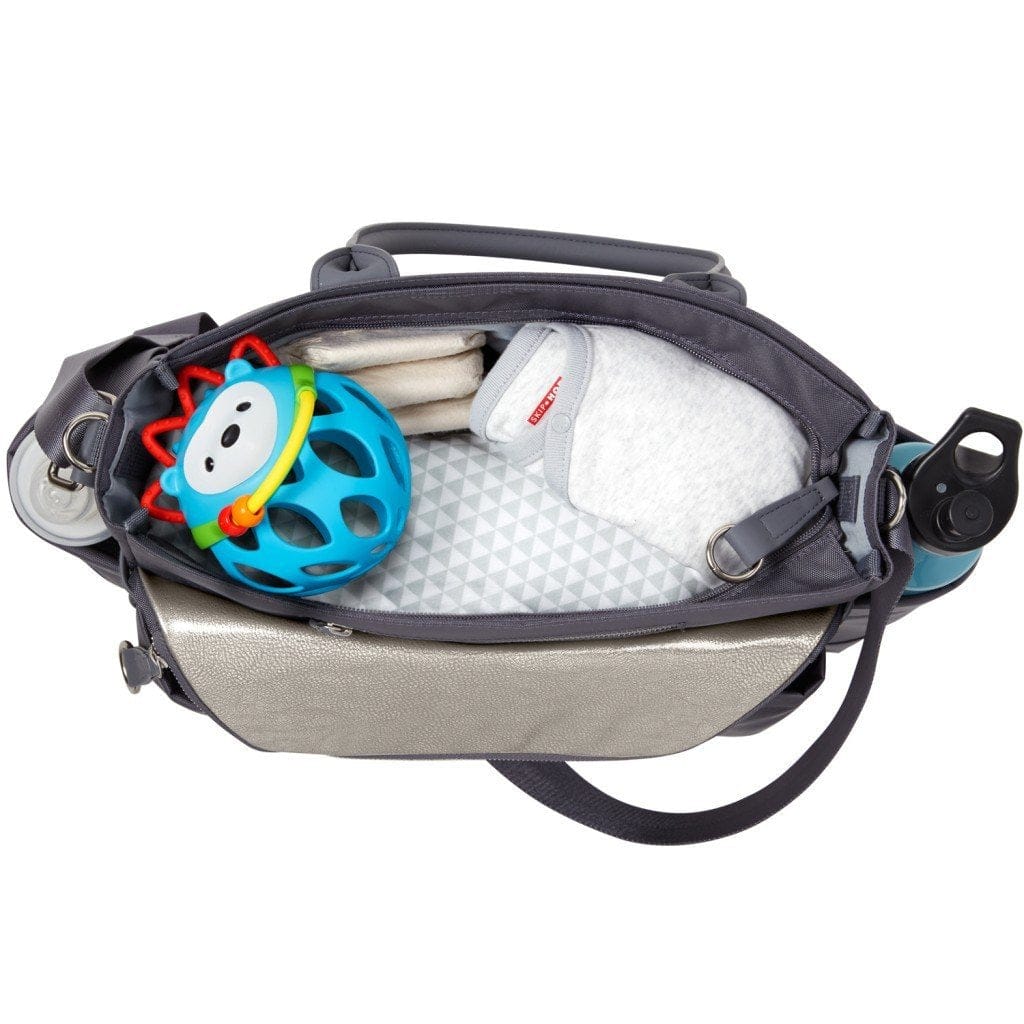 Skip Hop Chelsea Downtown Chic Diaper Bag - Charcoal Shimmer - 200452