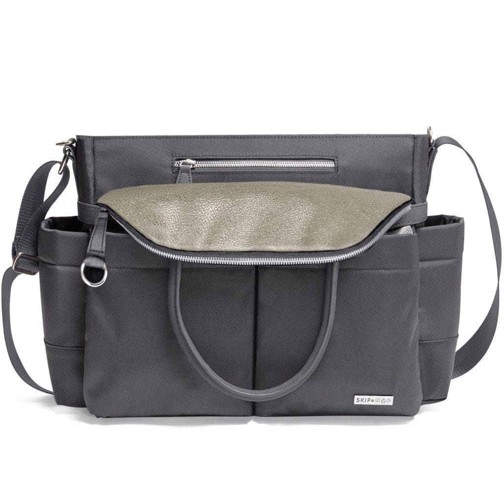 Skip Hop Chelsea Downtown Chic Diaper Bag - Charcoal Shimmer - 200452