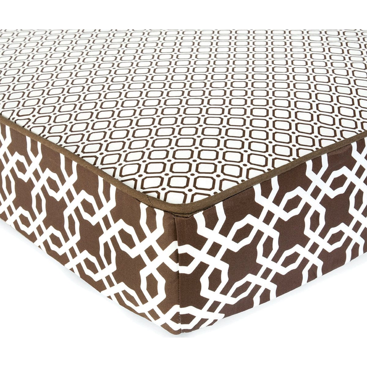 Skip Hop Complete Sheet 4 Crib Piece Set - Chocolate Lattice - 276521