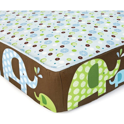 Skip Hop Complete Sheet 4 Piece Crib Set - Elephant Parade - 276524