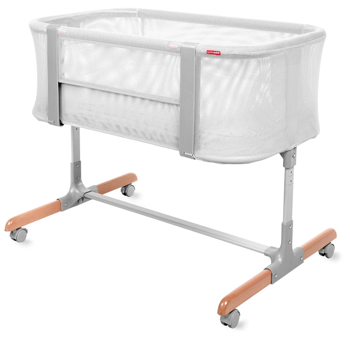 Skip Hop Cozy-Up 2-in-1 Bedside Sleeper & Bassinet - Grey - 9I099910