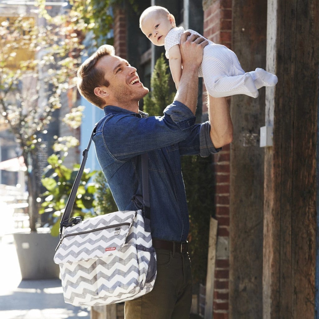 Skip Hop Dash Signature Diaper Bag - Chevron