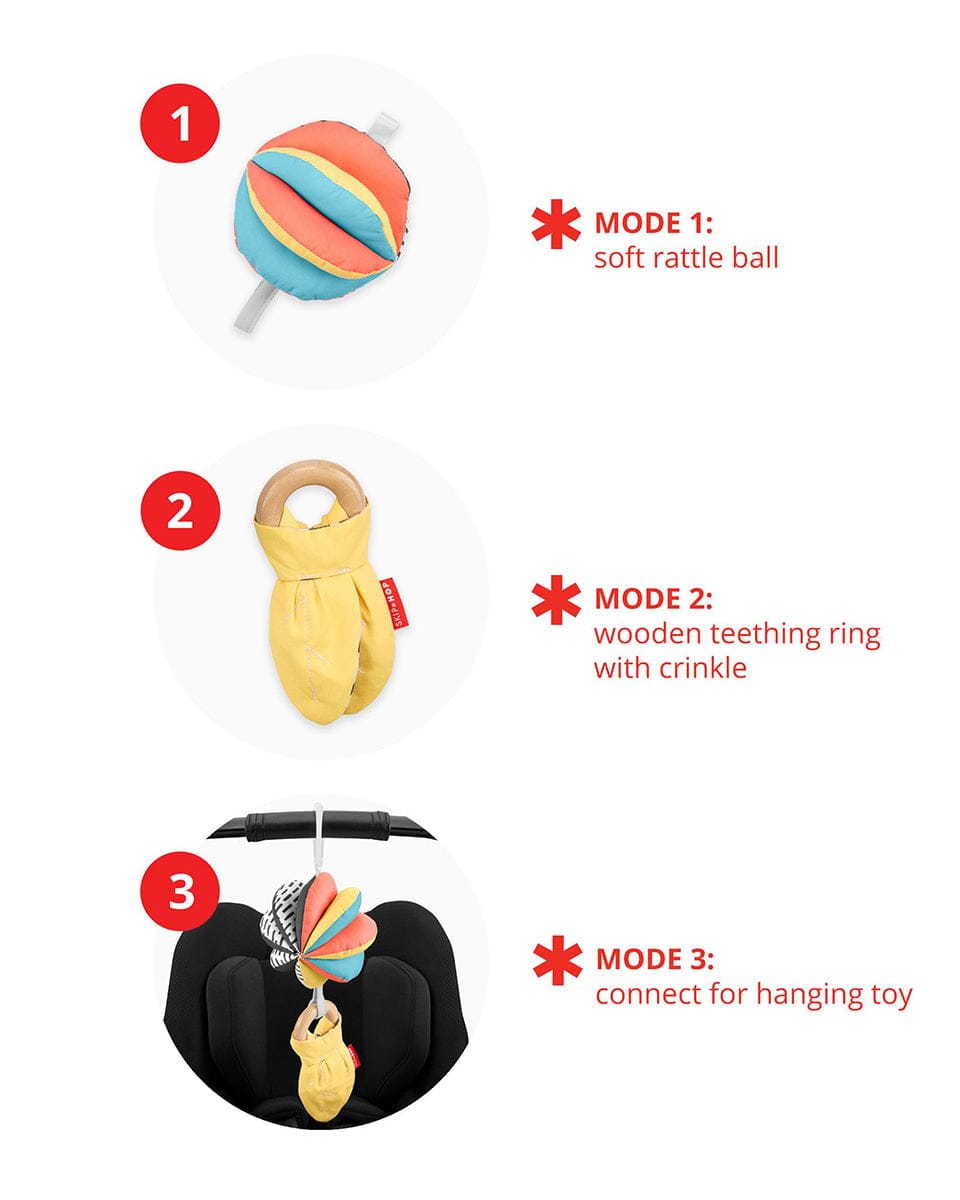 Skip Hop Discoverosity 3-In-1 Montessori-Inspired Stroller Toy - 9O292510