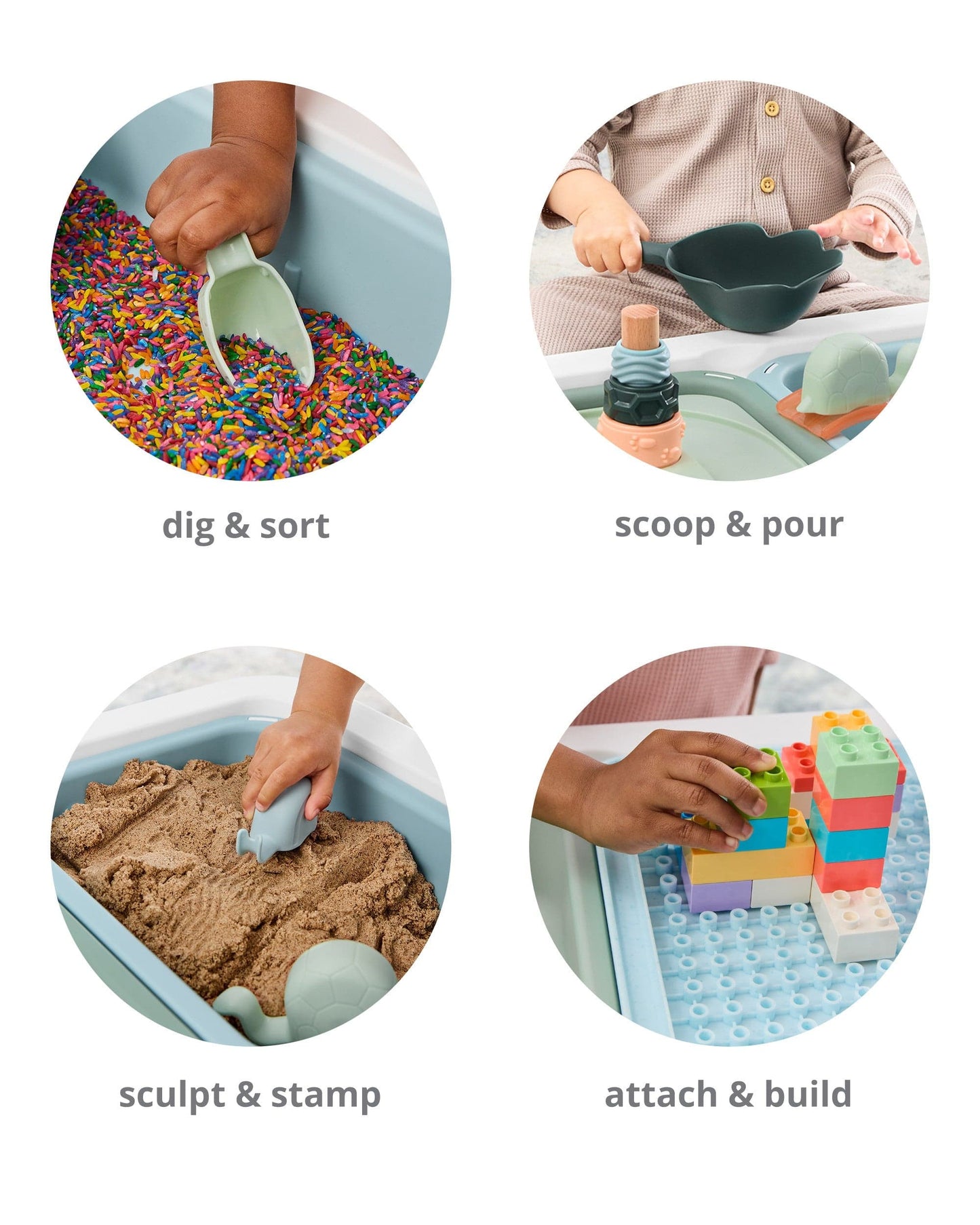Skip Hop Discoverosity 3-in-1 Toddler Sensory Table - 9Q249010