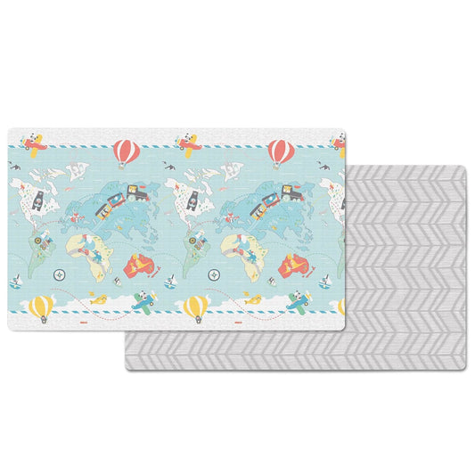 Skip Hop Doubleplay Reversible Playmat - Little Travelers - 243103