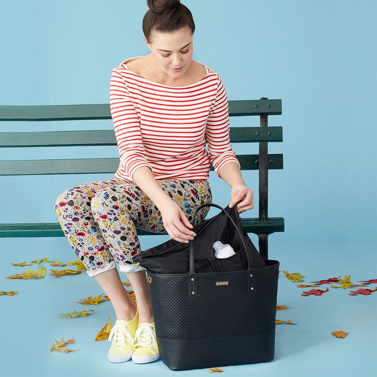 Skip Hop Duet 2-in-1 Tote Diaper Bag - Black