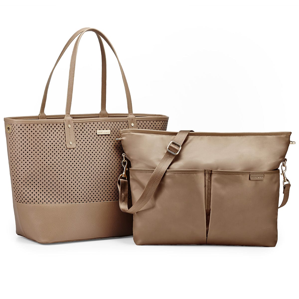 Skip Hop Duet 2-in-1 Tote Diaper Bag - Taupe - 204501