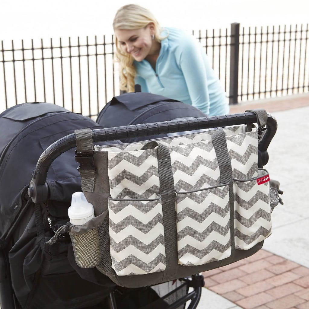 Skip Hop Duo Double Diaper Bag - Chevron - 230013-S