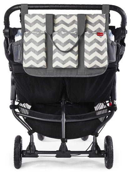 Skip Hop Duo Double Diaper Bag - Chevron - 230013-S