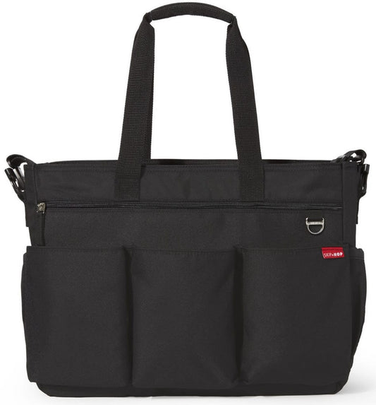 Skip Hop Duo Double Signature Diaper Bag - Black - 230100