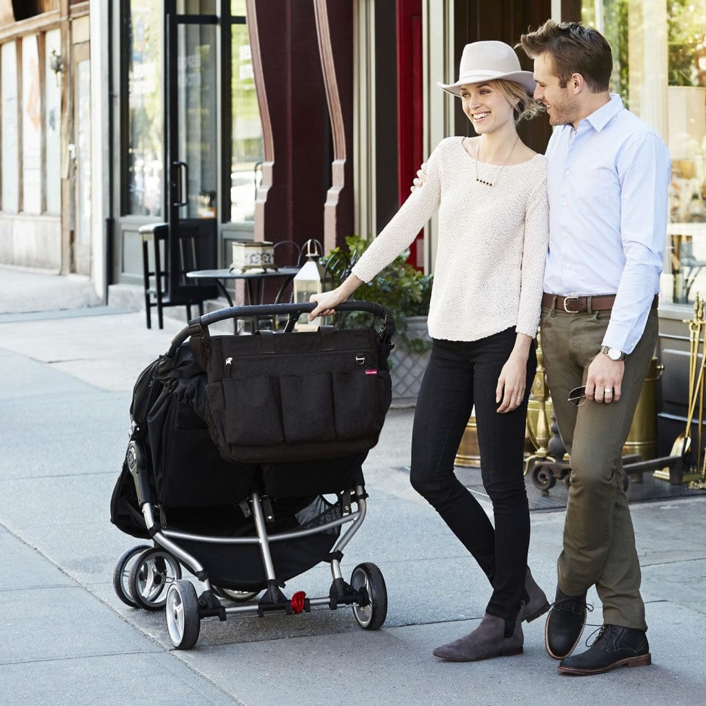 Skip Hop Duo Double Signature Diaper Bag - Black