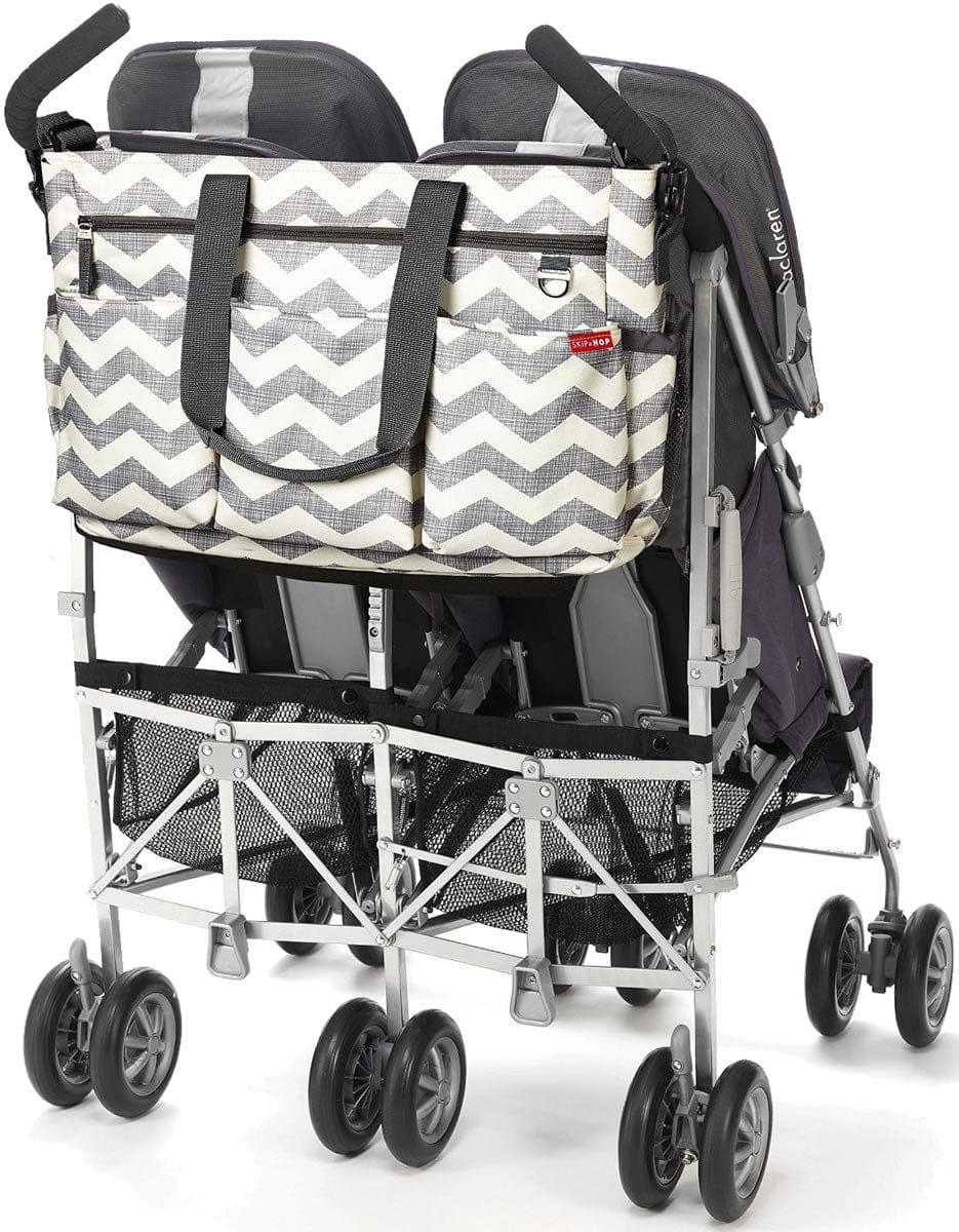 Skip Hop Duo Double Signature Diaper Bag - Chevron - 230102-1
