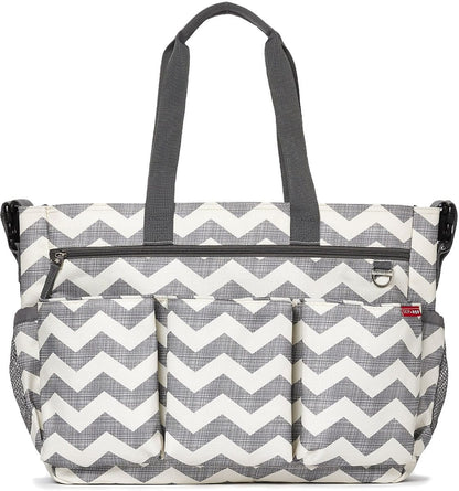 Skip Hop Duo Double Signature Diaper Bag - Chevron - 230102-1