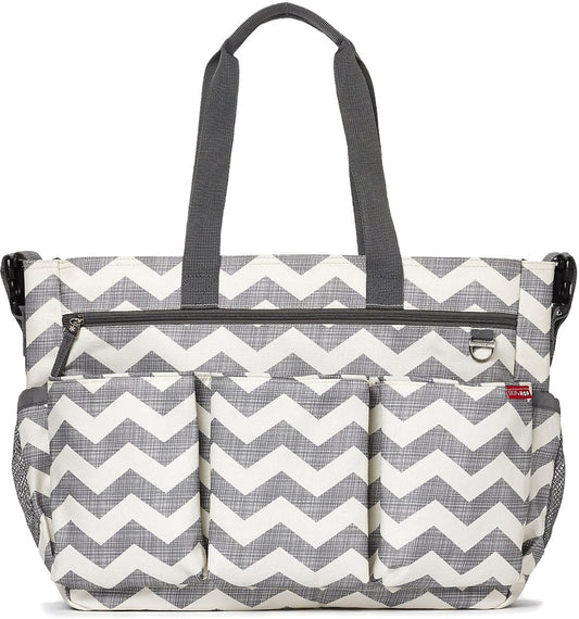 Skip Hop Duo Double Signature Diaper Bag - Chevron - 230102-1