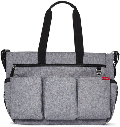 Skip Hop Duo Double Signature Diaper Bag - Heather Grey - 230014