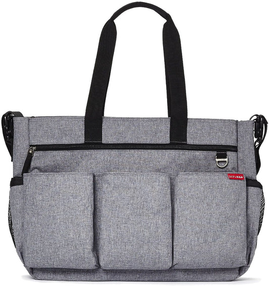 Skip Hop Duo Double Signature Diaper Bag - Heather Grey - 230014