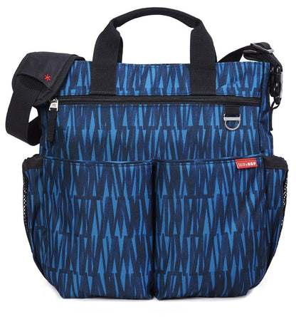 Skip Hop Duo Signature Diaper Bag - Blue Graffiti - 200317