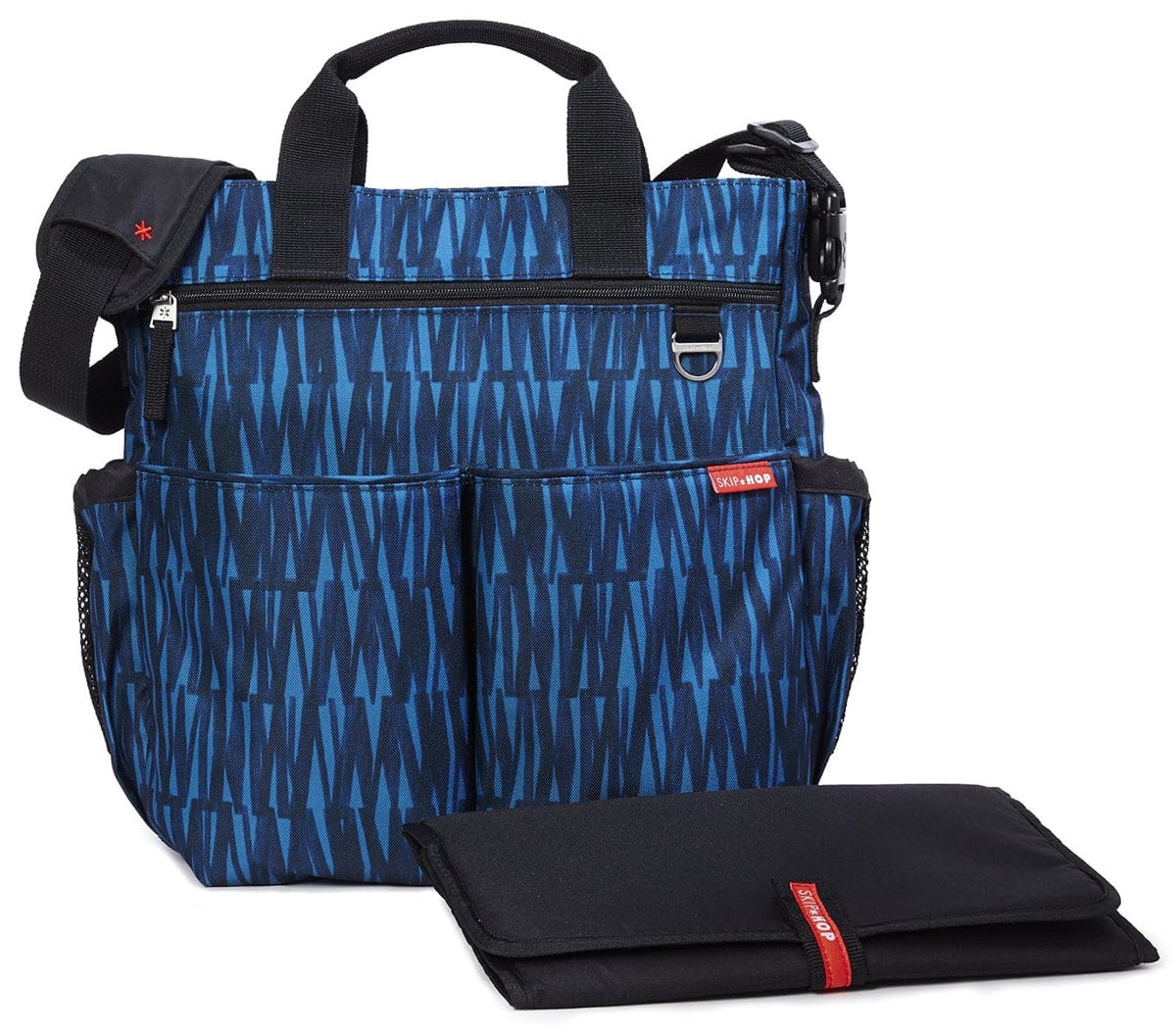 Skip Hop Duo Signature Diaper Bag - Blue Graffiti - 200317