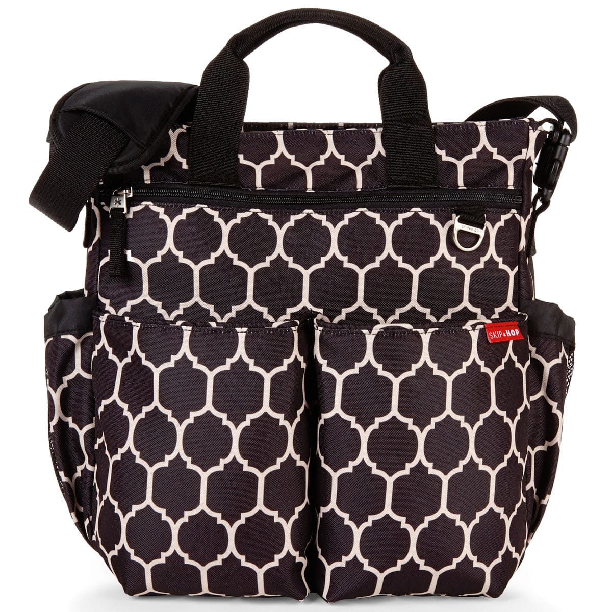 Skip Hop Duo Signature Diaper Bag - Onyx Tile