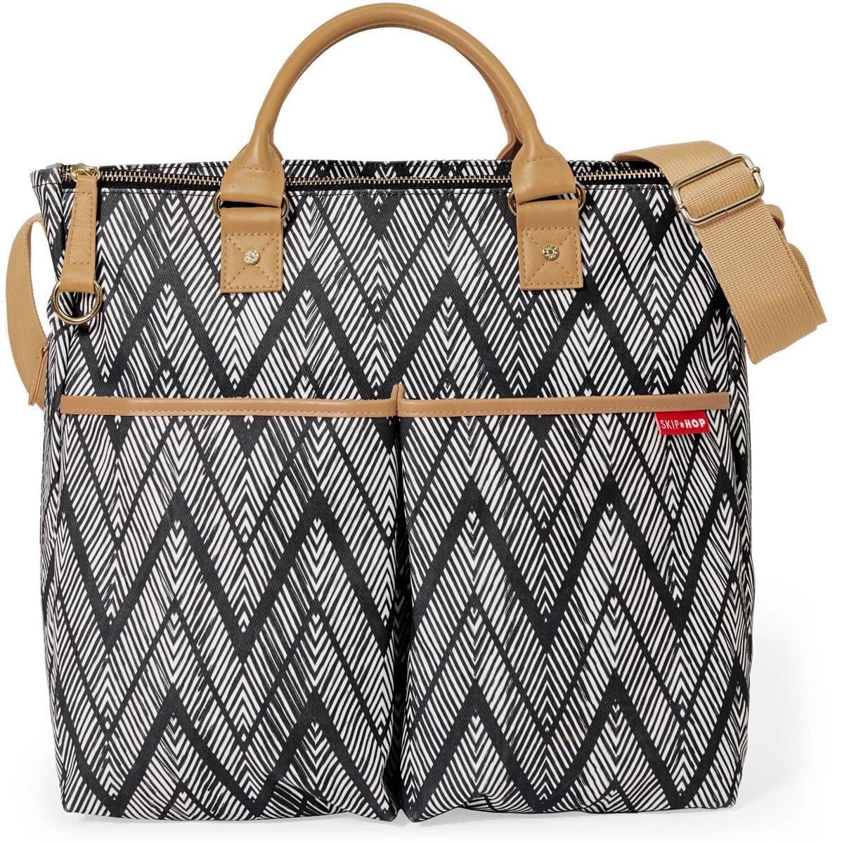 Skip Hop Duo Signature Diaper Bag, Special Edition - Zig Zag Zebra