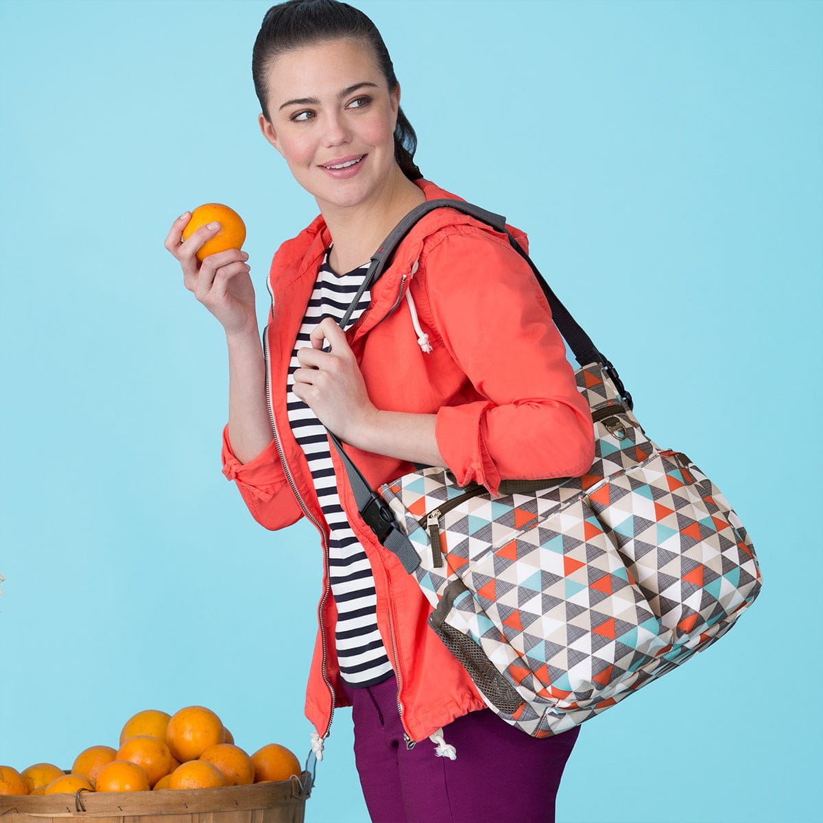 Skip Hop Duo Signature Diaper Bag - Triangles
